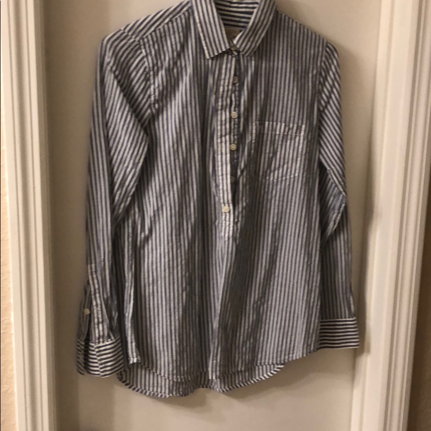J.Crew Half Button Down